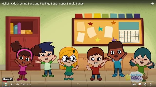 Hello! _ Kids Greeting Song and Feelings Song _ SSS