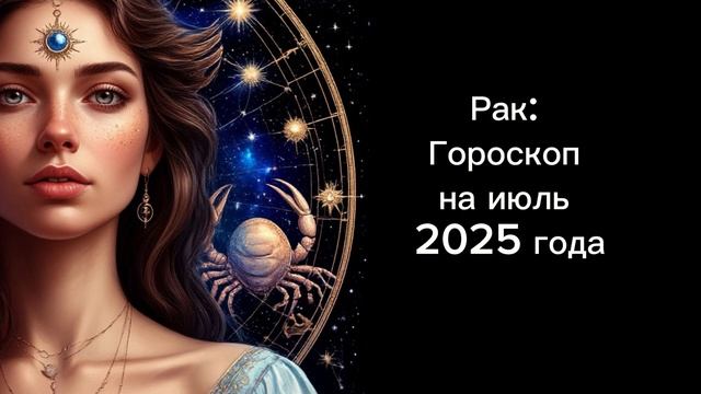 Рак: гороскоп на июль 2025 года