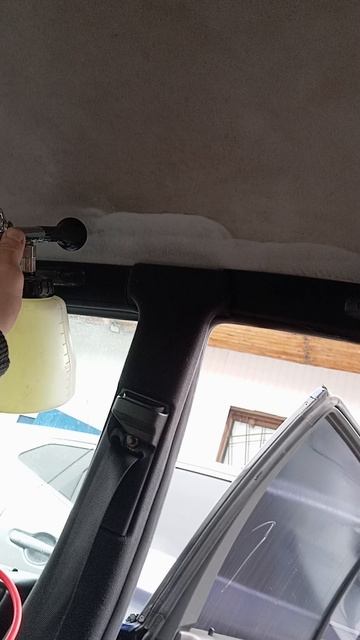 Чистка потолка торнадором #чистка #авто