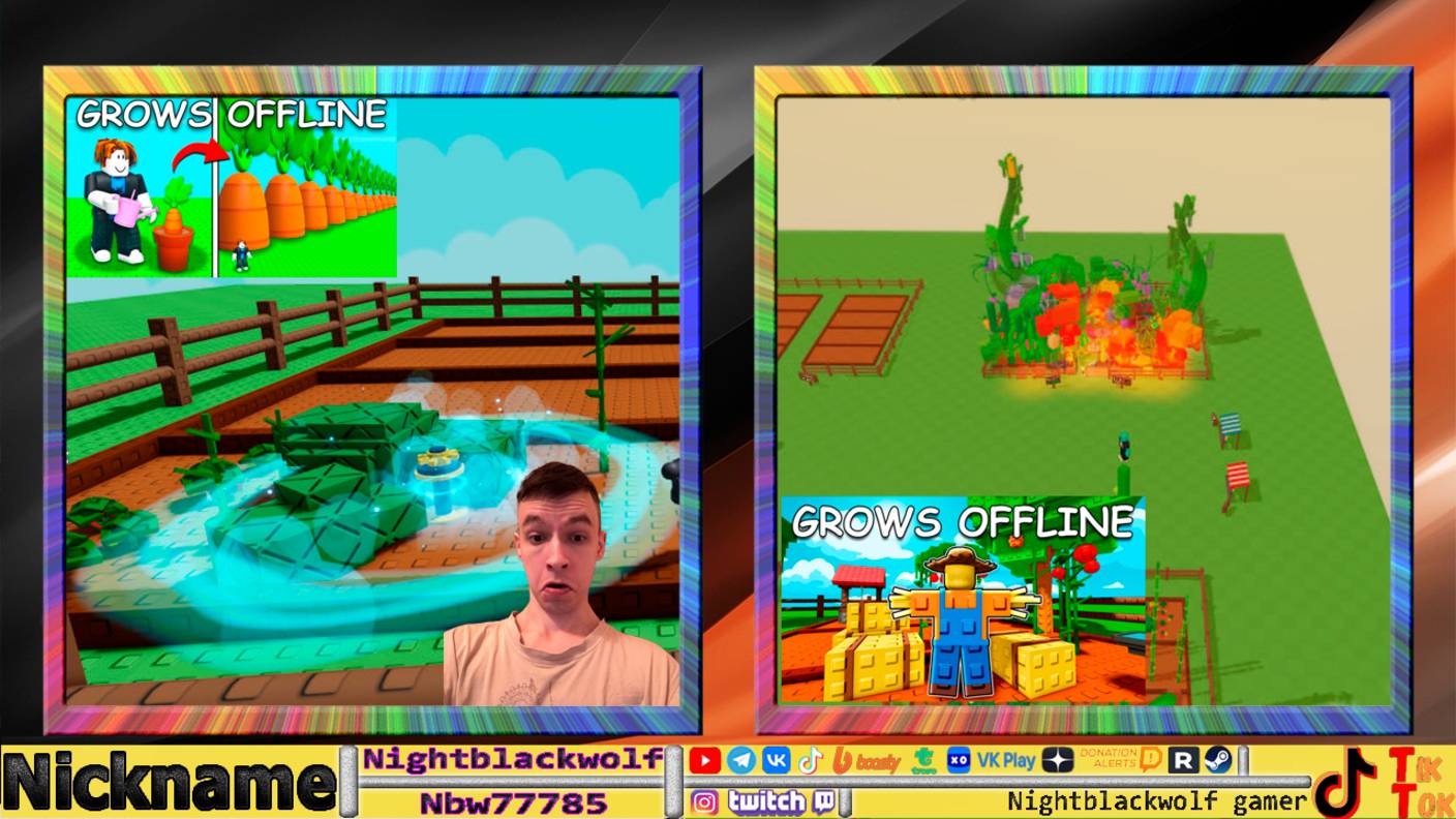 Roblox! Grow a Garden! [🌻] Вырасти сад 🐝! Грязный сад с Клинком!