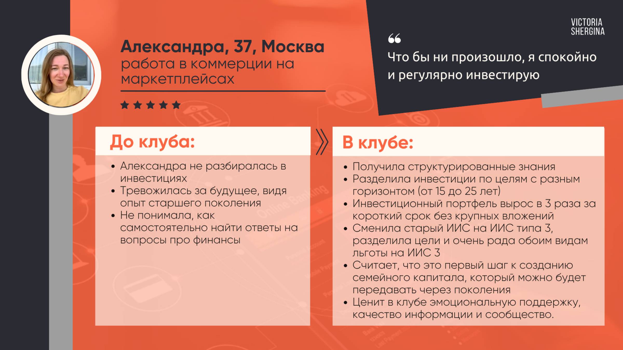 Александра: Первый шаг к капиталу для будущих поколений