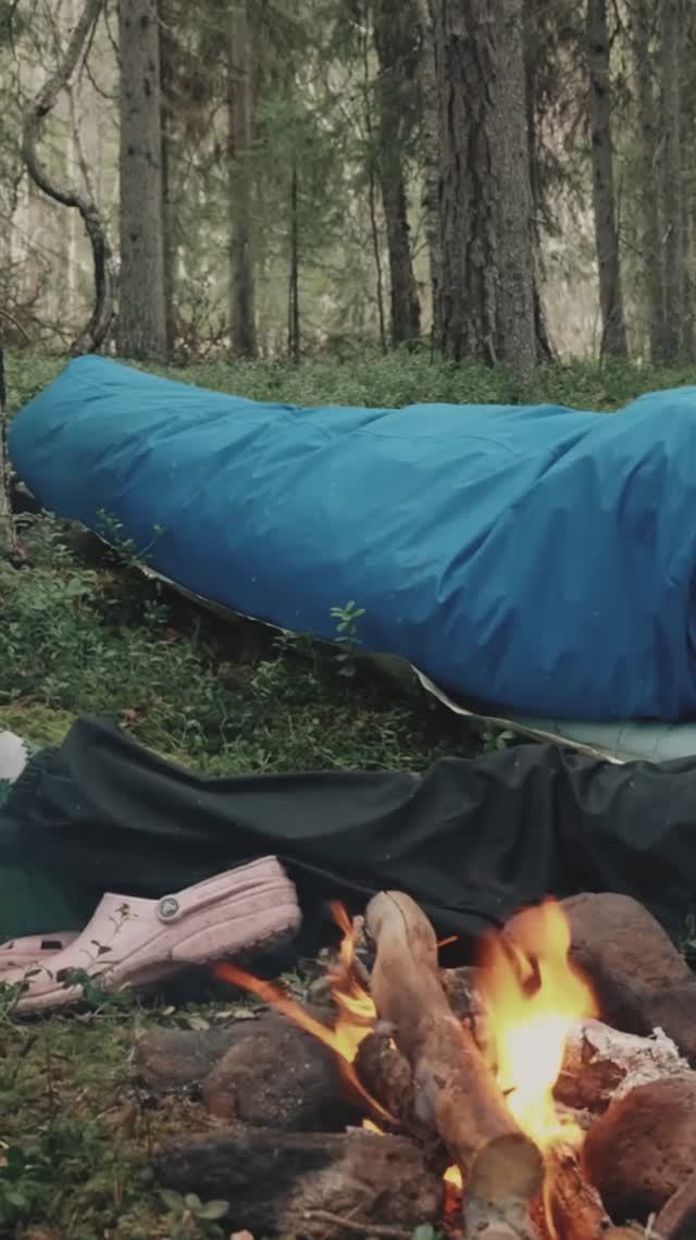 Camping in the Forest - No Shelter (ASMR) #5 #shorts