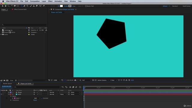 After Effects Course 023 Working with Solid Layers