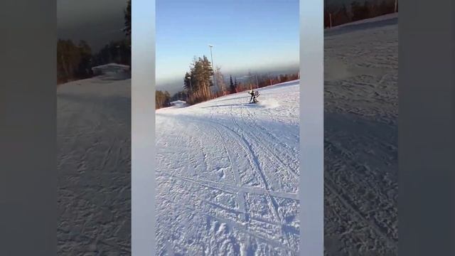 Горнолыжный курорт Танай в Кемеровской области 18.02.2025.