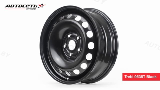 Trebl 9535T Black: 3D-обзор штампованного диска ● Автосеть ●