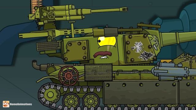 HomeAnimations – Мультики про танки  Проникли на Завод и нашли обновленного СУХОПУТНОГО МОНСТРА !
