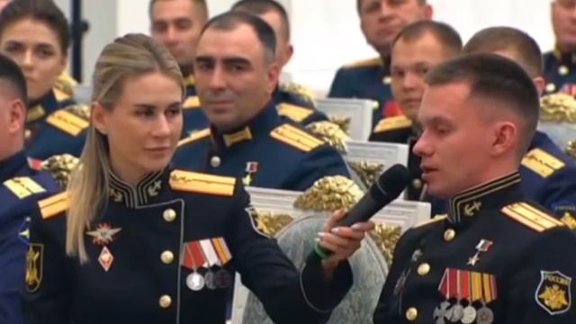 Владимир Путин встретился в Кремле с ветеранами боевых действий