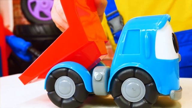 Капу и Вспыш сломались! Играем и чиним машинки