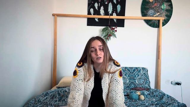 VLOG 2/25🤍Кофта из Бабушкиных квадратов ,воротничок и не?