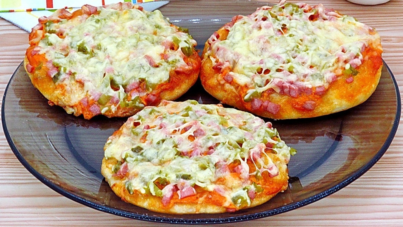 Мини пиццы в духовке👍😍