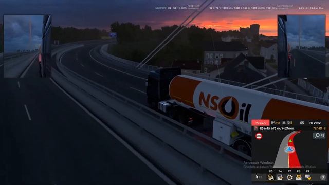 Стрим по Euro Truck Simulator 2 . Учусь кататься