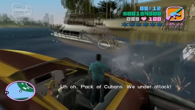 GTA Vice City - Walkthrough - Mission #32 - Naval Engagement (HD)