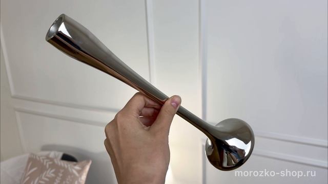 Подсвечник для одной свечи ТУЛИП, металл, серебряный, 31 см, A98810580