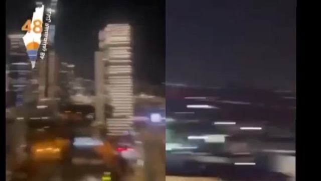 Ответка Ирана,Так выглядит сейчас Израиль