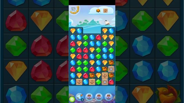 МОБИЛЬНАЯ ИГРА СОКРОВИЩА ПИРАТОВ - ТРИ В РЯД — УРОВЕНЬ 12
