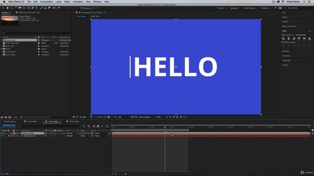 After Effects Course 030 Pre-Compositions_ Grouping Layers Together