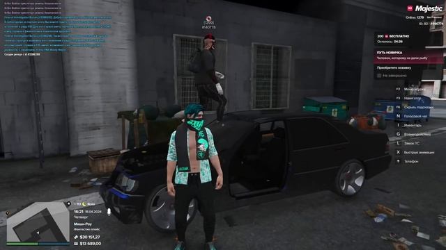 Путь-Новичка в GTA 5 на Majestic RP / №2- Рулетка Кормит