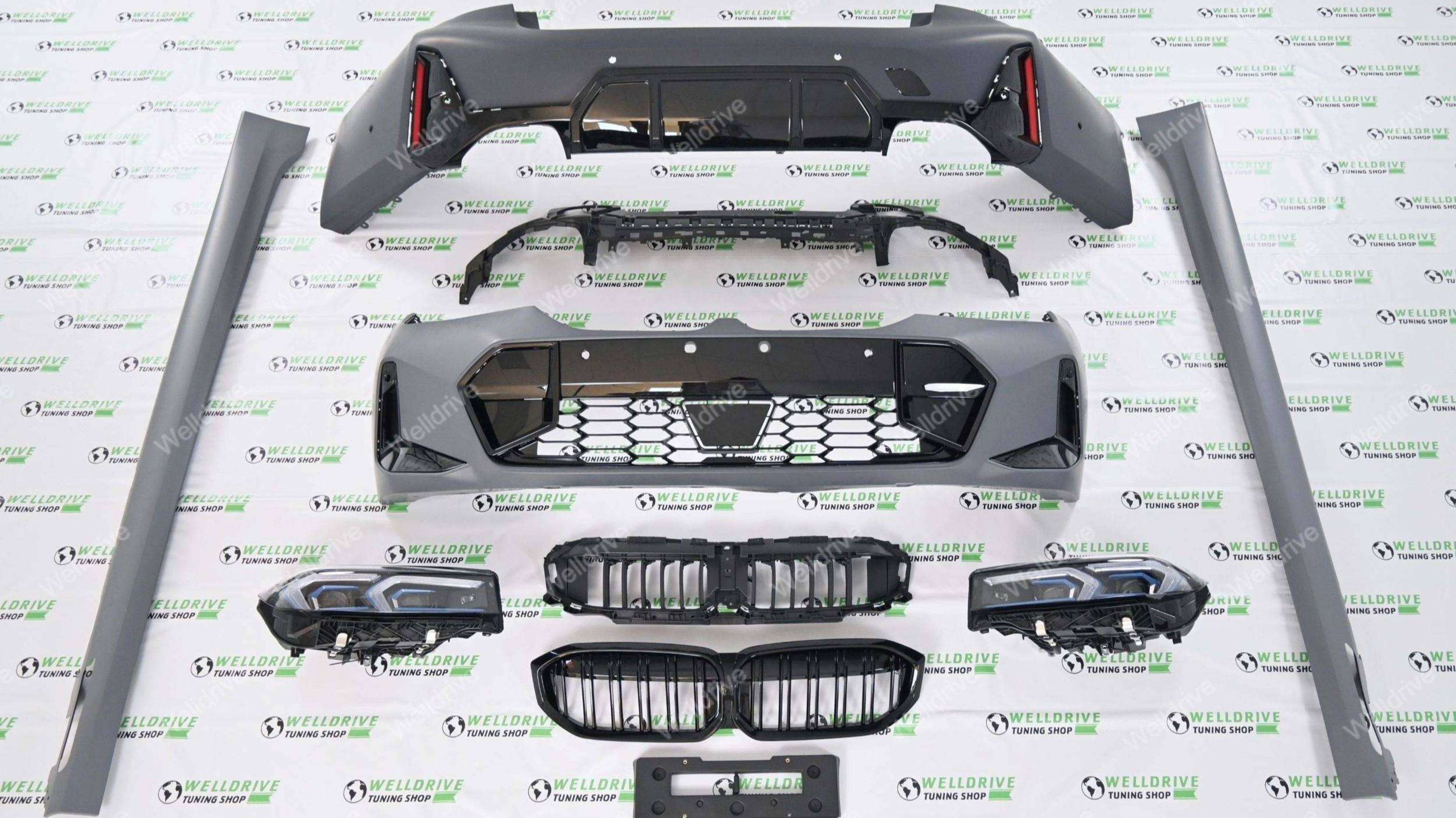 Обвес BMW 3 G20 рест M-Tech фары решетка