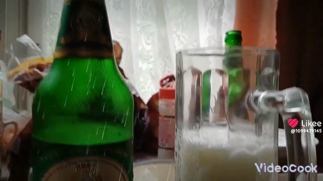 Обед в летний дождливый день под Креветки с Соусом Айоли.