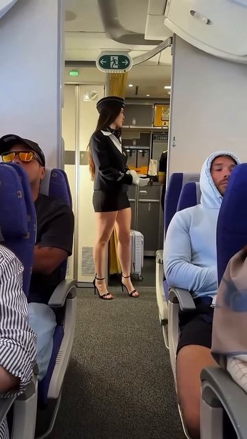 WQkU5cAn51I - Stunning black tight bodycon minidress outfit idea for airhostesses #fashion  #style #