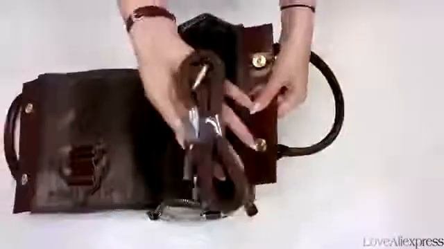 Сумка органайзер женская кожаная деловая стильная