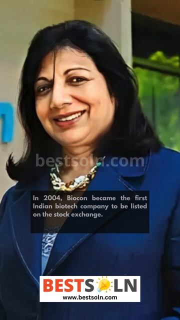 Kiran Mazumdar Shaw Story #shorts #kiranmazumdarshaw #biocon #entrepreneurship #story #startup