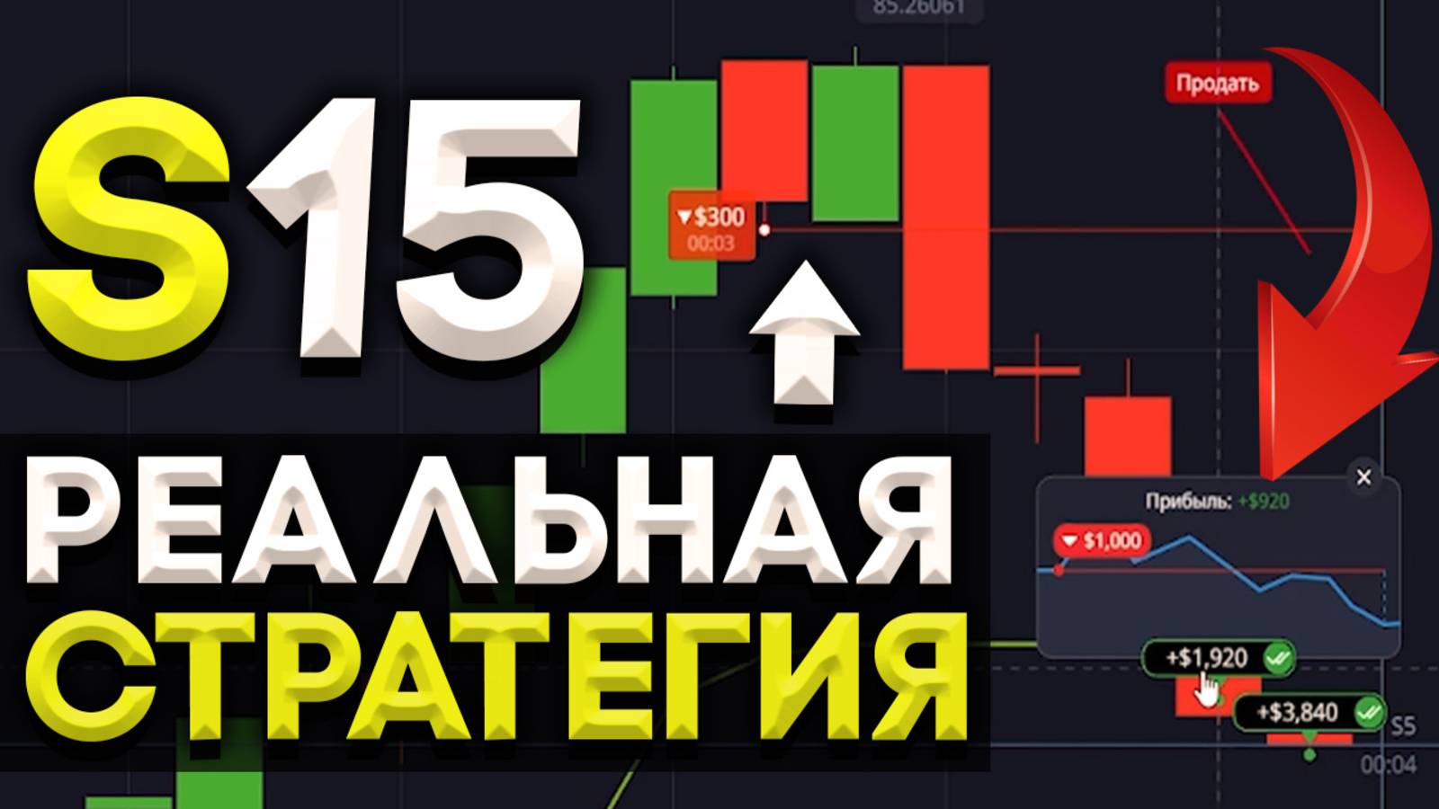 ТОП СТРАТЕГИЯ ДЛЯ ТОРГОВЛИ БЕЗ МИНУСОВ! S15 Стратегия для POCKET OPTION! Бинарные опционы - Обучение