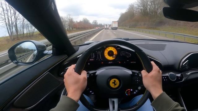 Ferrari Purosangue 2025 [6.5л. 725 л.с.] POV TEST DRIVE