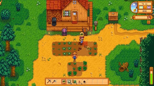 Stardew Valley - 6 - Пушистый друг на ферме