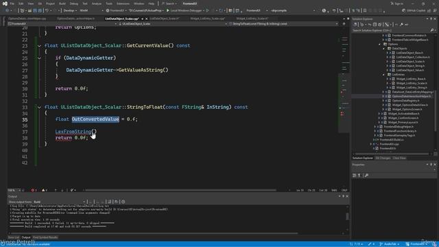 6.10 -Инициализировать виджет скалярной записи