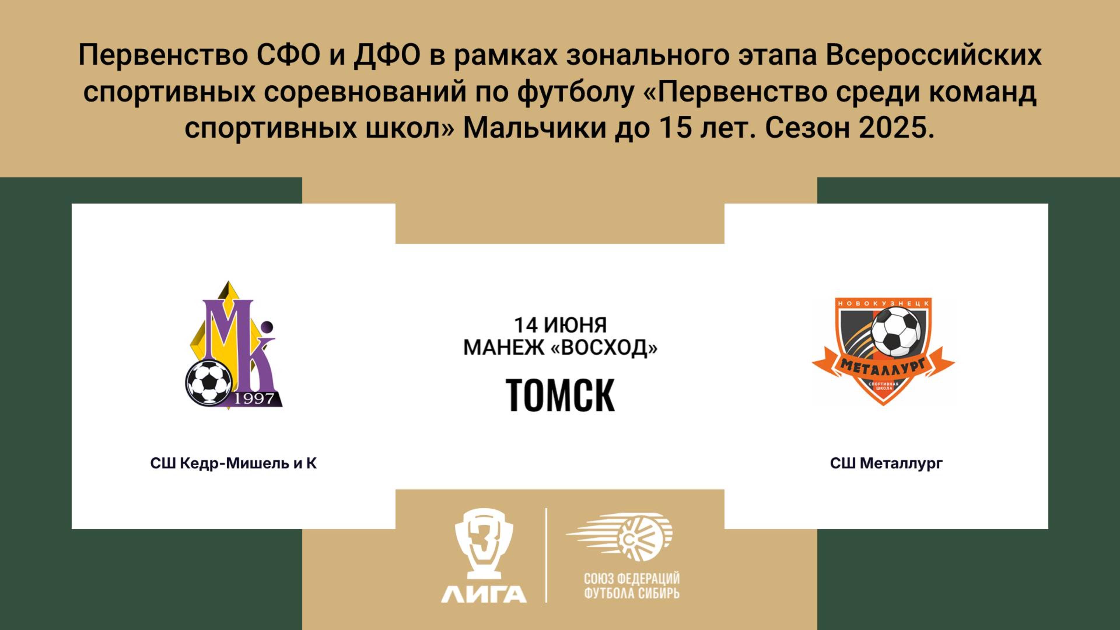 «Кедр-Мишель и К» г. Томск - «СШ Металлург» г. Новокузнецк.Первенство СФО и ДФО. Мальчики до 15 лет.