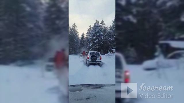покатушки зимой