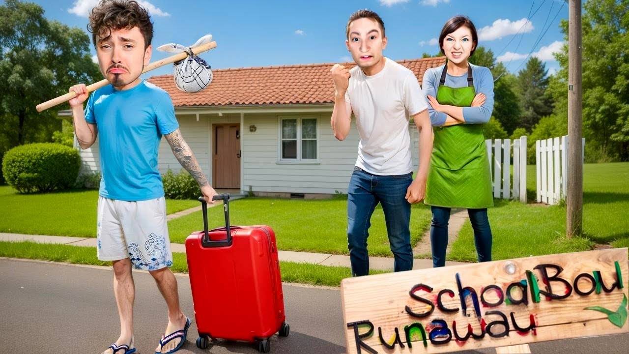 МЕНЯ ВЫГНАЛИ ИЗ ДОМА ЗЛЫЕ РОДИТЕЛИ В SCHOOLBOY RUNAWAY В МАЙНКРАФТ!