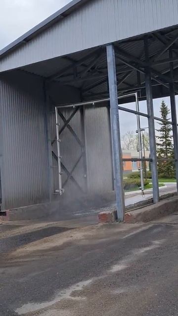Дезинфекция автотранспорта форсунками плоского распыления EUSPRAY
