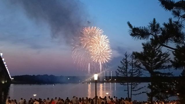 День России. День города Пермь. Салют.