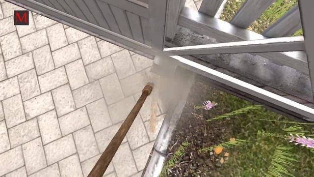 это как собака держить молоток на земле ступенка