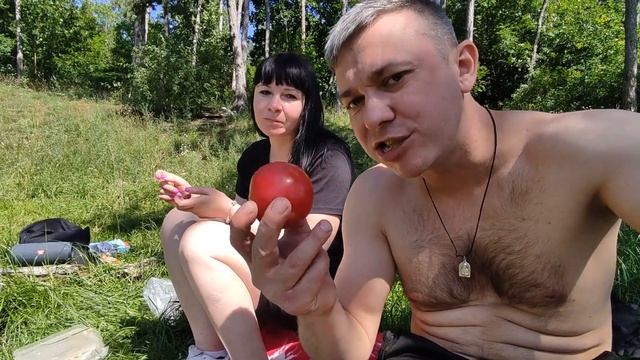 ЛЕТНИЙ ОТДЫХ НА ПРИРОДЕ. ГОТОВИМ ШАШЛЫК, ЗАПЕКАЕМ БАТА