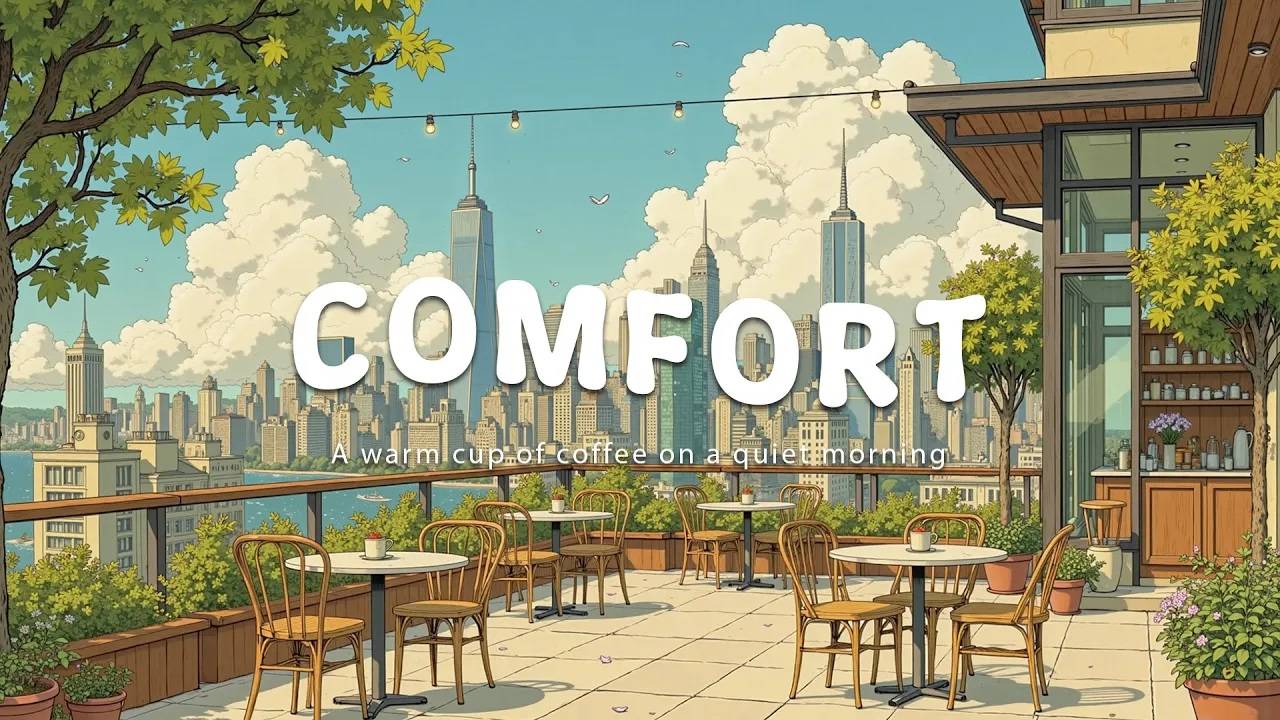 comfort ~ as a warm cup of coffee on a quiet morning ☕ a soft melody for you