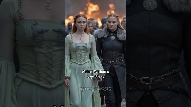 Two Game of Thrones characters in Westeros 
 #GameofThrones #JonSnow #Daenerys #AryaStark #aiart