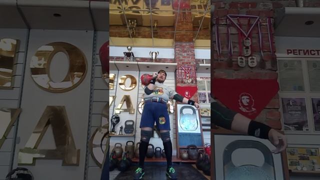 РЫВОК ДВУХ ГИРЬ СТАРЫМ СТИЛЕМ+ЖИМ ГИРИ КЛАССИЧЕСКИЙ...