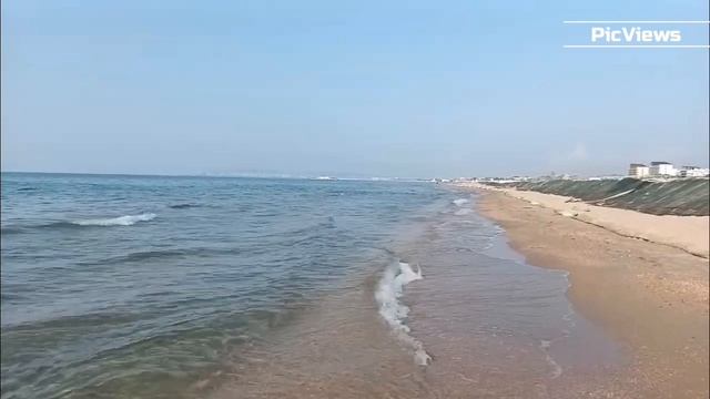 Анапа пляж Витязево сегодня 13 июня 2025. Море, погода в Анапе сейчас. Есть ли мазут на пляжах Анапы