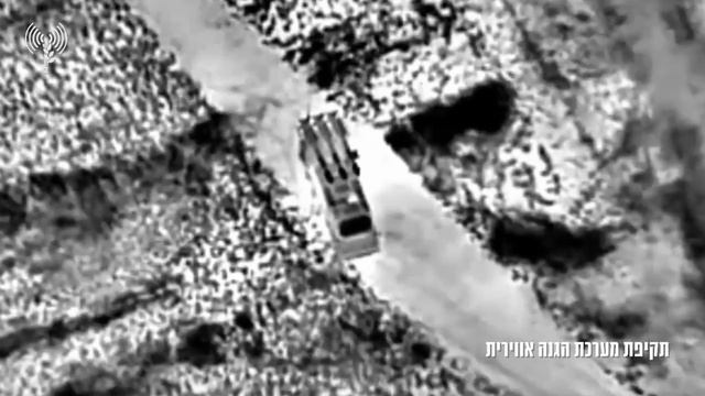 Удар по иранскому ЗРК Sevom Khordad израильской ракетой