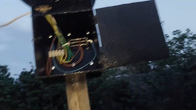 Установка шкафа на ветрогенератор, проверка.