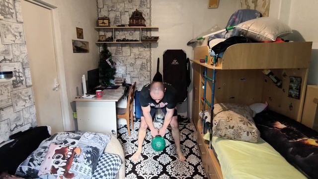 Тренировочный комплекс с гирей 32 кг "Минотавр". #гири #к