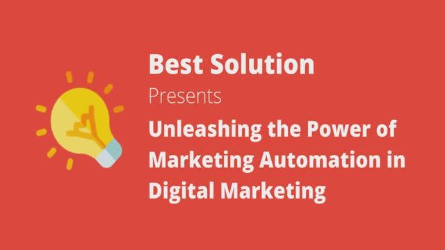 Unleashing the Power of Marketing Automation in Digital Marketing | Marketing Automation in 2023