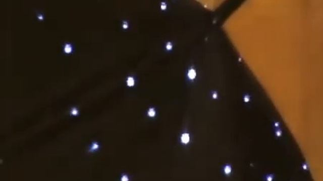 Светящийся LED зонт с фонариком