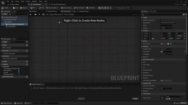 78 - Lecture 78 Setting up Player Window Blueprint Part 1