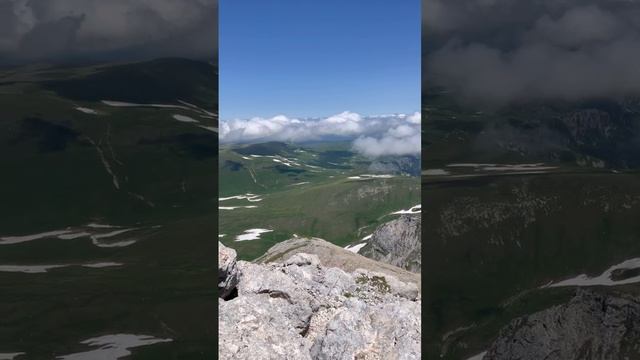 Оштен. Июнь 2024. Спуск на лыжах.mp4