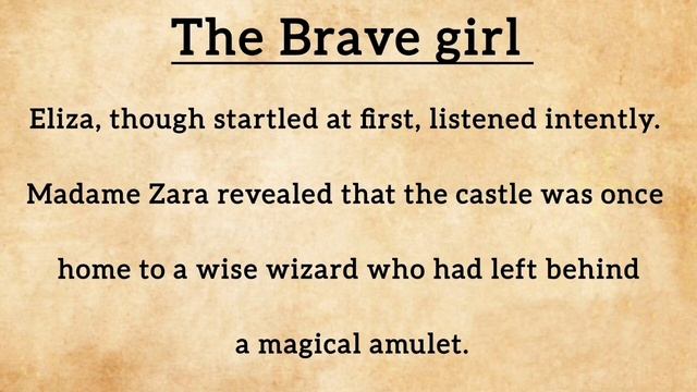 The Brave girl   Story For Listening And Speaking Practice   Learn English Through Story