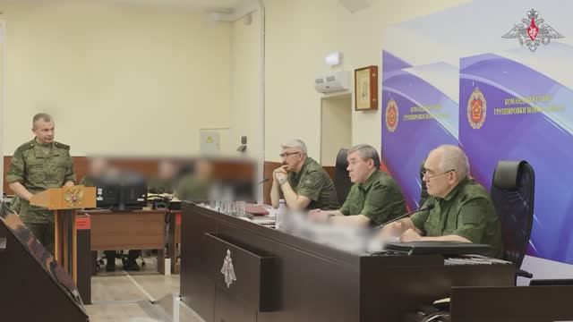НГШ ВС РФ генерал армии Валерий Герасимов проверил выполнение боевых задач ГрВ «Запад» в зоне СВО